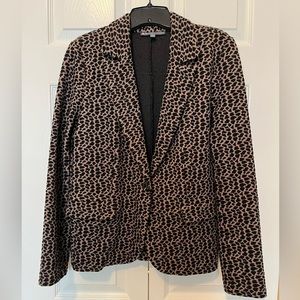 Elliott Lauren Animal Print Blazer. Size 8